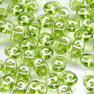 Super Duobead 2.5 x 5mm Olivine White Luster 550230-14400