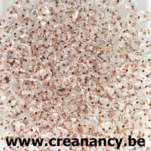 Super Duobead 2.5 x 5mm Crystal Copper Lined 500030-68105