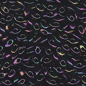 Long Magatama Bead 4 x 7mm Metallic Dark Plum Iris 454