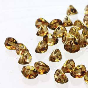 Pinch Bead 5 x 3mm Crystal Picasso - PNC05-00030-86800