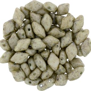 GEMduo beads 8x5mm - Mat Ultra Luster Green - 379-85-M65455