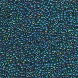 Rocaille 11/0 - Matte Traparent Teal AB - 2405FR