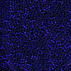 Rocaille 11/0 - Dyed Emerald S/L Dark Sapphire - 1457