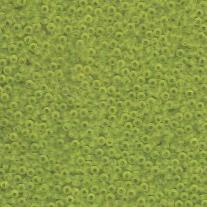 Rocaille 11/0 - Matte Transparent Chartreuse AB - 143FR