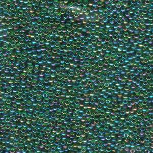 Rocaille 11/0 - Lined Green AB - 344