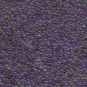 Rocaille 11/0 - Navy Lined Light Topaz AB - 349