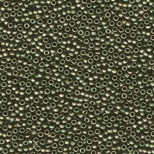 Rocaille 11/0 - Mat Metallic Dark Olive Iris - 2013