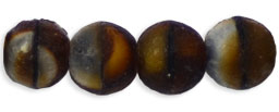 Round Pressed beads 6mm - Chroust Stone Picasso - 5-06-TS26117