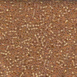 Rocaille 11/0 - Dyed Dark Peach S/L Alabaster - 553