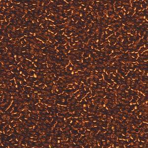 Rocaille 15/0 - Dyed S/L Dark Burnt Orange - 1434