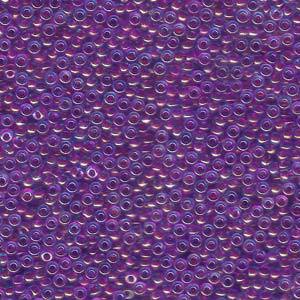 Rocaille 15/0 - Fuchsia Lined Aqua Luster - 352
