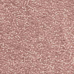 Rocaille 15/0 - Spkl Peony Pink Lined Crystal - 1524