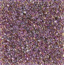 Rocaille 15/0 - Dark Amy Lined Topaz AB - 1839