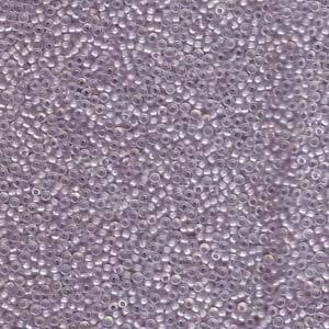 Rocaille 15/0 - Pale Violet Lined Crystal Luster - 2209