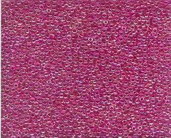 Rocaille 15/0 - Hot Pink Lined Crystal AB - 355