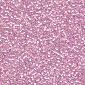 Rocaille 15/0 - Pink Lined Crystal AB - 272