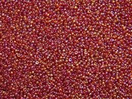 Rocaille 15/0 - Transparent Ruby AB - 298