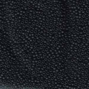 Rocailles 15/0 - Matte Black - 401F