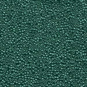 Rocaille 15/0 - Matte Metallic Dark Green Iris - 2066