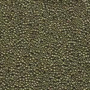 Rocaille 15/0 - Matte Metallic Olive Gold - 2032
