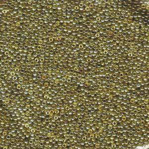 Rocaille 15/0 - Transparent Golden Olive Luster - 1889