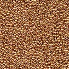 Rocaille 15/0 - Duracoat Galvanized Mat Champagne - 4204F