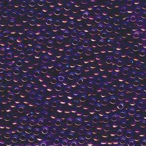 Rocaille 8/0 - Fuchsia Lined Aqua Luster - 352