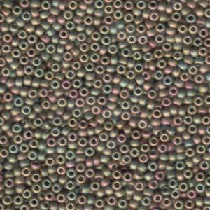 Rocaille 8/0 - Matte Metallic Khaki Iris - 2035