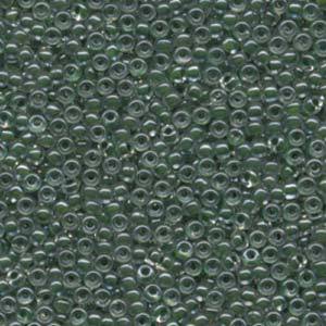 Rocaille 8/0 - Forest Green Lined Crystal - 217