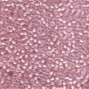 Rocaille 8/0 - Pink lined Crystal AB - 272