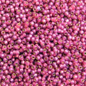 Rocaille 8/0 - Duracoat S/L Dyed Peony Pink - 4247
