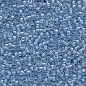 Rocaille 8/0 - Sky Blue Lined Crystal - 221