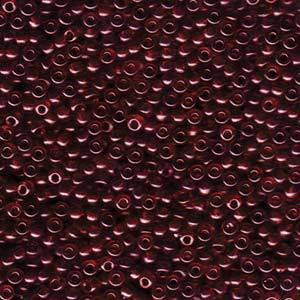 Rocaille 8/0 - Garnet Gold Luster - 304