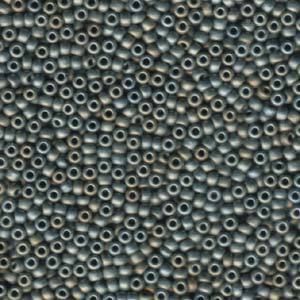 Rocaille 8/0 - Matte Metallic Silver Grey - 2002