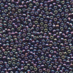 Rocaille 8/0 - S/L Dark Smoky Amethyst AB - 1013