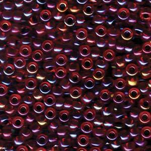 Rocaille 6/0 - Garnet Lined Ruby AB - 367