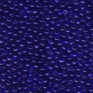 Drop Bead 3.4mm - Transparent Cobalt Blue - 151