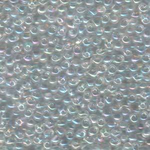 Drop Bead 3.4mm - Crystal AB - 250