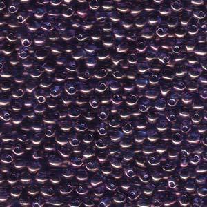 Drop Bead 3.4mm - Violet Gold Luster - 1884