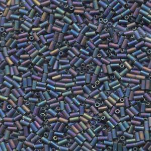 Bugle Bead 3mm - Matte Black AB - 401FR