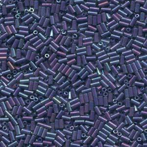 Bugle Bead 3mm - Metallic Midnight Purple - 1899