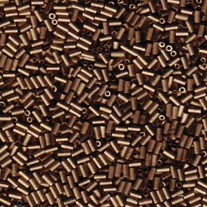 Bugle Bead 3mm - Matte Metallic Dark Bronze - 2006