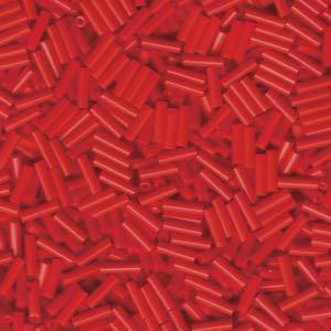 Bugle Bead 6mm - Opal Red - 408