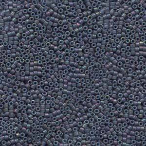 Delica Bead 11/0 - Opaque Dark Grey Opal - 132