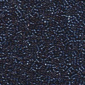 Delica Bead 11/0 - Lined Dark Blue Luster - 278