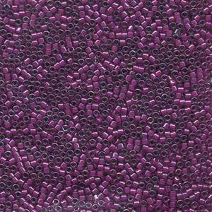 Delica Bead 11/0 - Fuchsia Lined Crystal Luster - 281