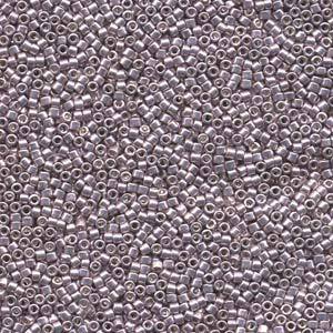Delica Bead 11/0 - Galvanized Smoky Amethyst - 429
