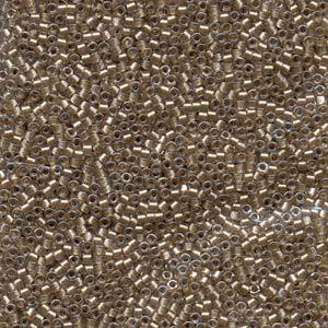 Delica Bead 11/0 - Spkl Beige Lined Crystal - 907