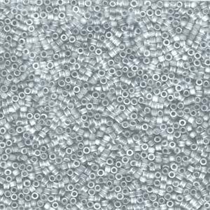 Delicat Bead 11/0 - Matte transparent Grey Mist AB - 1286