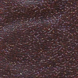 Delica Bead 11/0 - Lined Ruby AB - 296